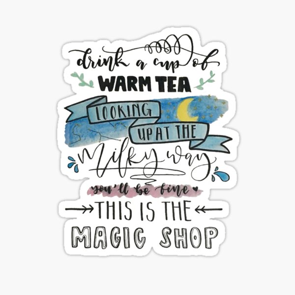 Bts Magic Shop Sticker By Milktae Redbubble