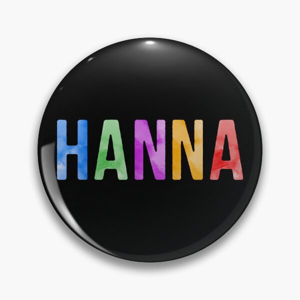 Item preview, Hanna Name Bright Colors designed and sold by Jeallan Designs.