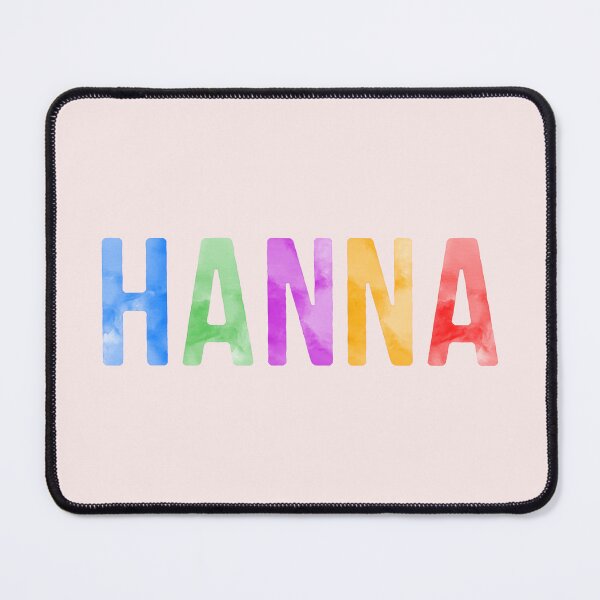 Item preview, Hanna Name Bright Colors designed and sold by Jeallan Designs.