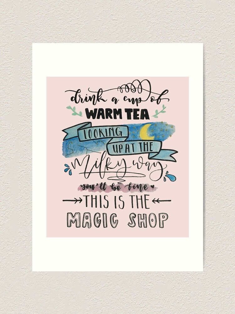 Bts Magic Shop Art Print By Milktae Redbubble