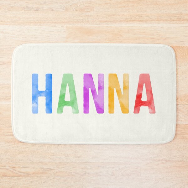 Item preview, Hanna Name Bright Colors designed and sold by Jeallan Designs.