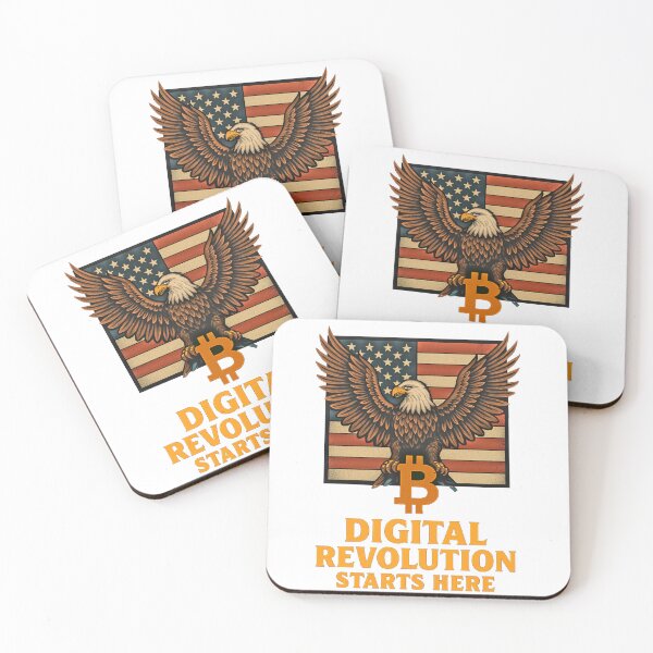 Item preview, Digital Revolution Eagle – Crypto Freedom designed and sold by BitCrop.