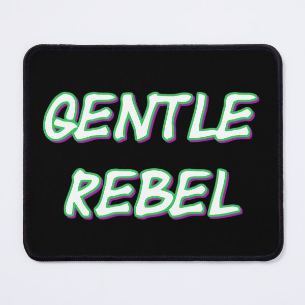 Item preview, Empowered Expression: Gentle Rebel Neon Sign designed and sold by Quantum Canvas Empire.