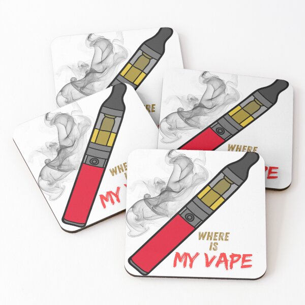 Artikelvorschau, Wo ist mein Vape (rot) entworfen und verkauft von TonyFromPSD.