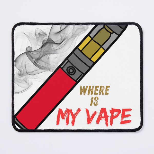 Artikelvorschau, Wo ist mein Vape (rot) entworfen und verkauft von TonyFromPSD.