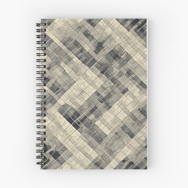 Item preview, Diagonal Mosaic Grid: Neutral Geometric Tile designed and sold by Virtuals1.