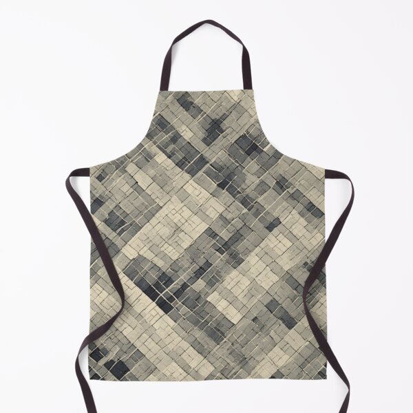 Item preview, Diagonal Mosaic Grid: Neutral Geometric Tile designed and sold by Virtuals1.