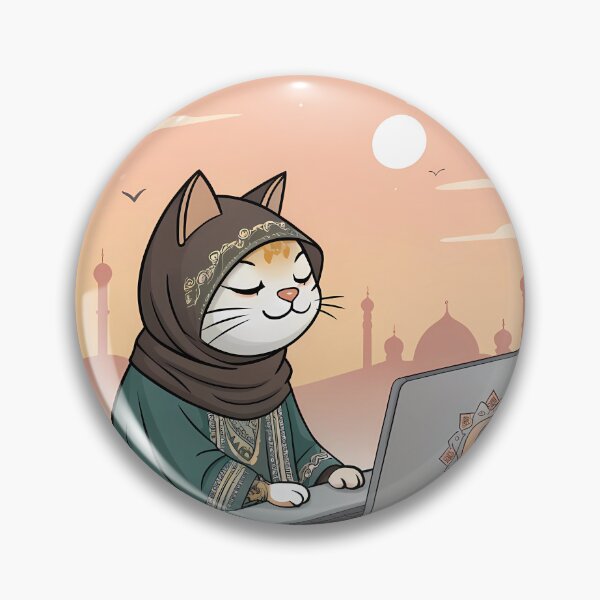Item preview, I are programmer - cool female hacker cat- islamic mood and decoration designed and sold by RAZ1995.