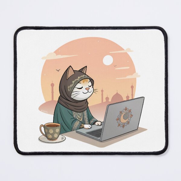 Item preview, I are programmer - cool female hacker cat- islamic mood and decoration designed and sold by RAZ1995.