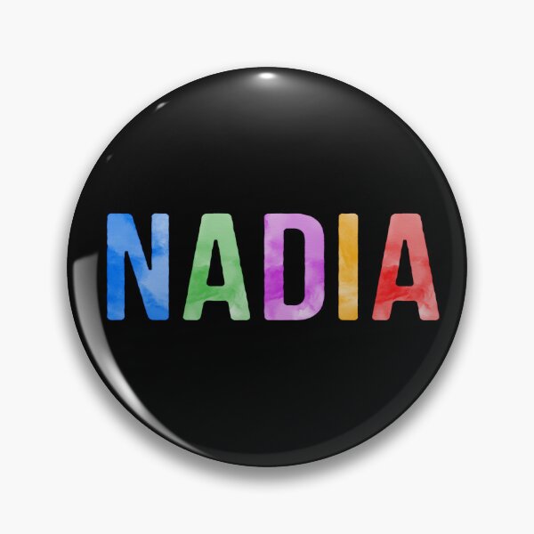 Item preview, Nadia Name Bright Colors designed and sold by Jeallan Designs.