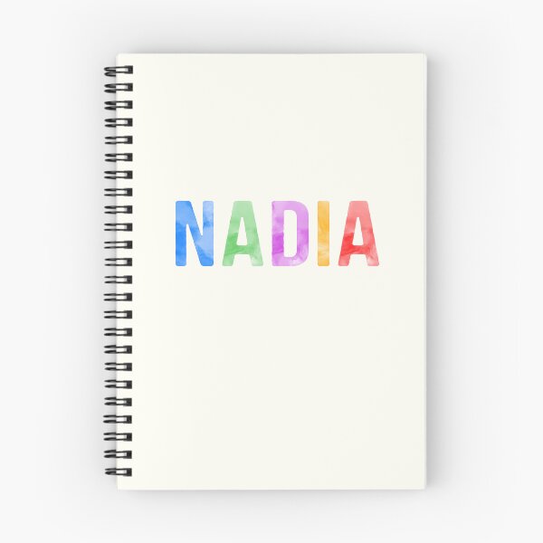 Item preview, Nadia Name Bright Colors designed and sold by Jeallan Designs.
