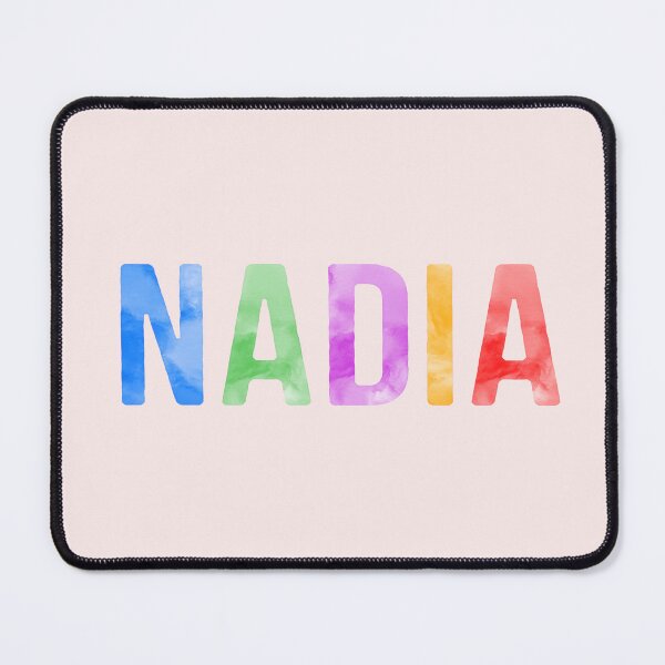 Item preview, Nadia Name Bright Colors designed and sold by Jeallan Designs.