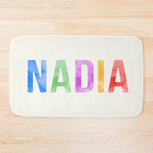 Item preview, Nadia Name Bright Colors designed and sold by Jeallan Designs.