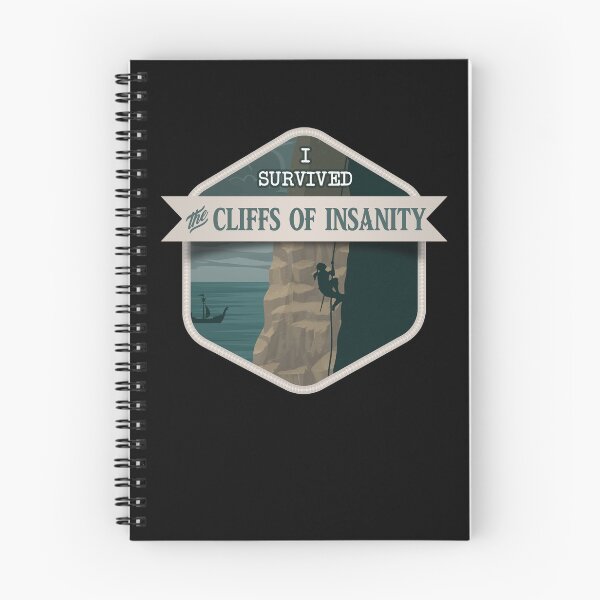 Item preview, I Survived the Cliffs of Insanity Merit Badge designed and sold by ninthstreet.