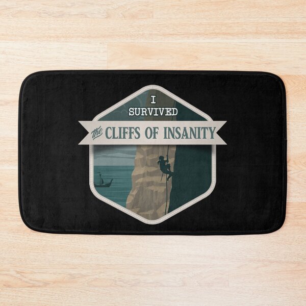 Item preview, I Survived the Cliffs of Insanity Merit Badge designed and sold by ninthstreet.