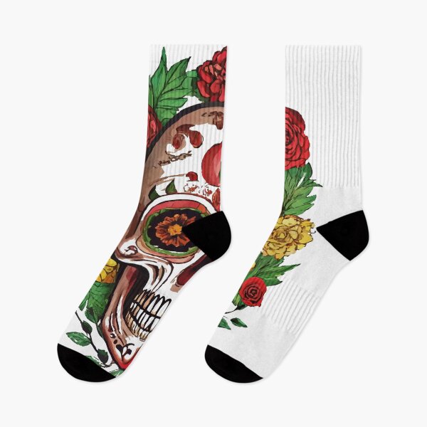 Item preview, mexican flag Día de los Muertos Flag Fusion designed and sold by Uglyandcute.