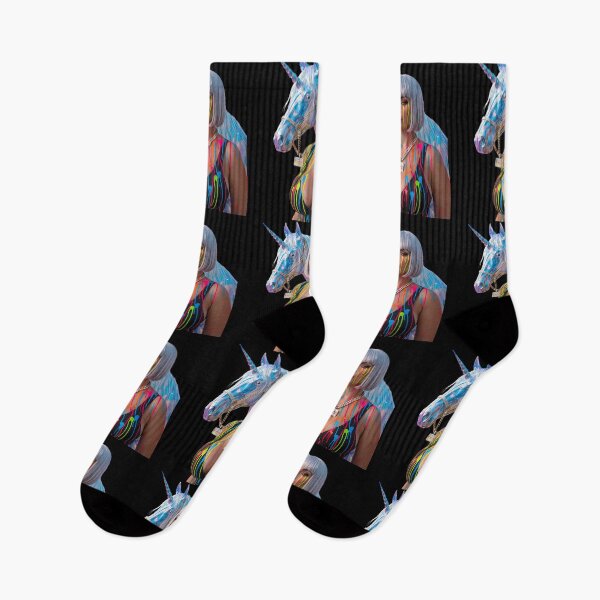 Item preview, Neon Unicorn Cassette Queen | Retro 80s designed and sold by WHITE FLAME PRINTS.