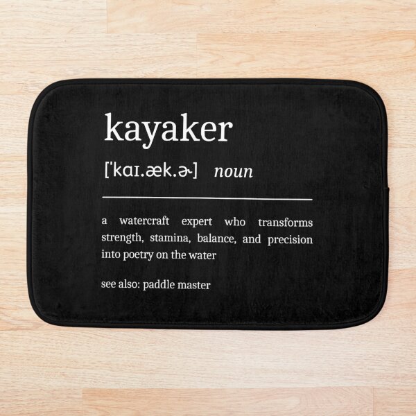 Item preview, Kayaker Definition Motivational Kayaking Dictionary Kayak Lover designed and sold by StrideSuccess.