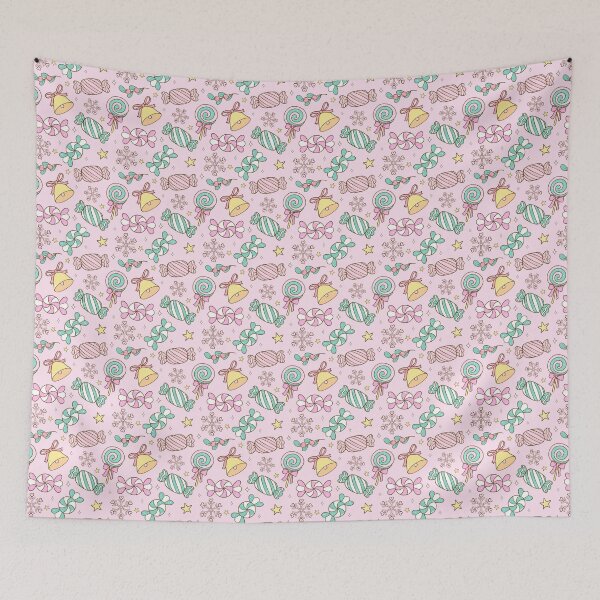 Item preview, Cute Pastel Christmas Candy & Treats Seamless Pattern designed and sold by smeraldosecrets.