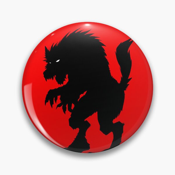Item preview, Shadow of a werewolf black and white drawing! Guaranteed AI-free designed and sold by fifou96.