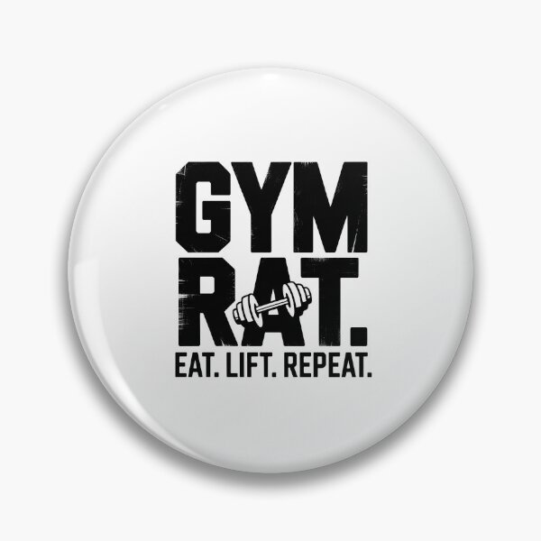 Item preview, Copy of Gym Rat Eat Lift Repeat Vintage Weightlifting T-Shirt Design designed and sold by Enea Kelo.