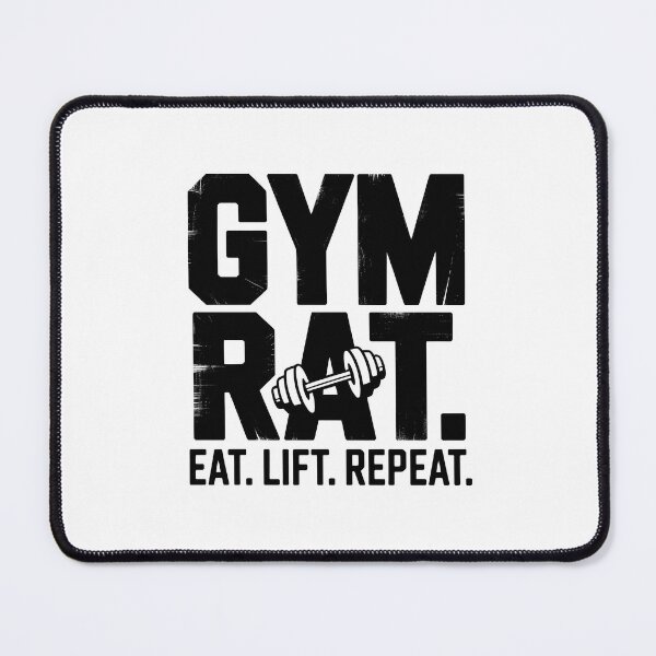 Item preview, Copy of Gym Rat Eat Lift Repeat Vintage Weightlifting T-Shirt Design designed and sold by Enea Kelo.