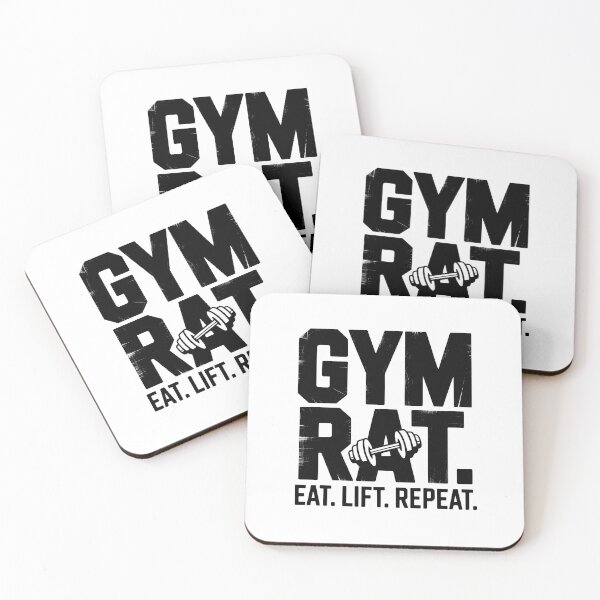 Item preview, Copy of Gym Rat Eat Lift Repeat Vintage Weightlifting T-Shirt Design designed and sold by Enea Kelo.
