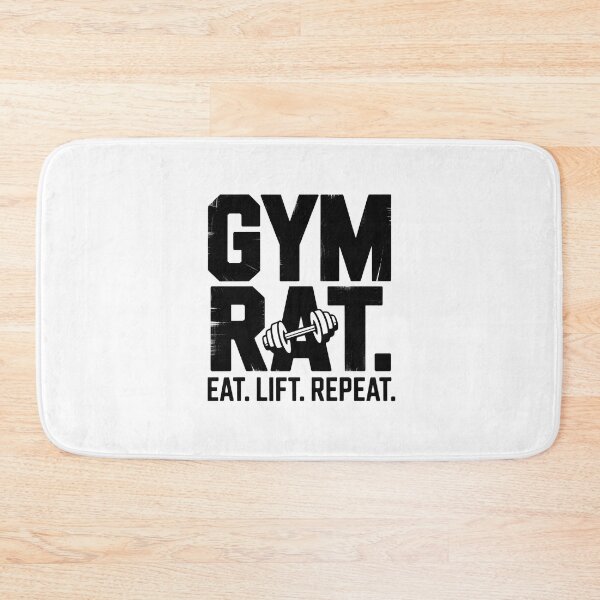 Item preview, Copy of Gym Rat Eat Lift Repeat Vintage Weightlifting T-Shirt Design designed and sold by Enea Kelo.