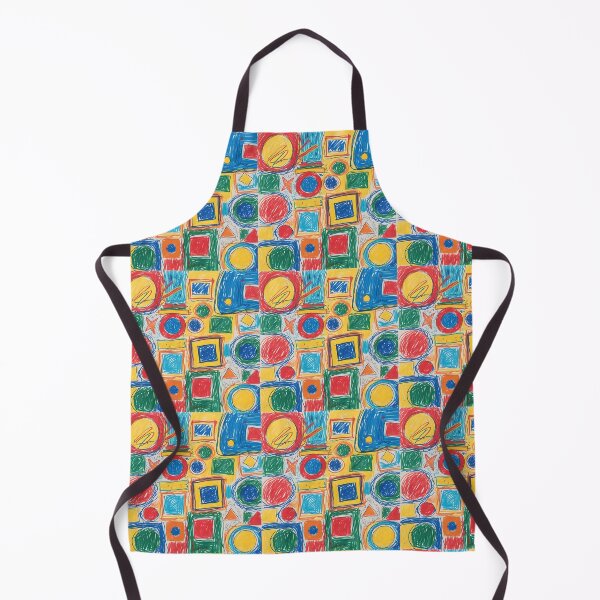 Item preview, Colorful Abstract Geometric Shapes – Playful Doodle Art designed and sold by SamartkitDesign.