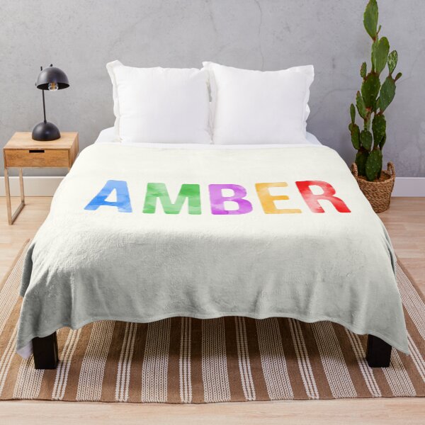 Item preview, Amber Name Bright Colors designed and sold by Jeallan Designs.
