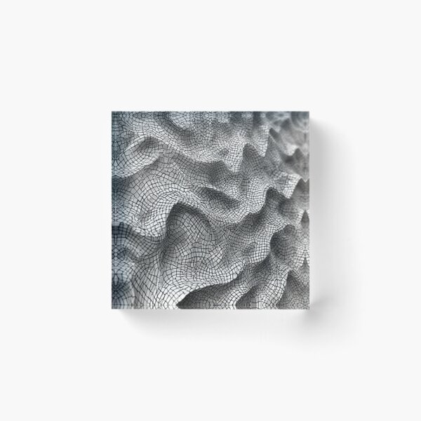 Item preview, Sculptural Mosaic Waves: A 3D Geometric Tiling designed and sold by Virtuals1.
