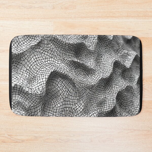 Item preview, Sculptural Mosaic Waves: A 3D Geometric Tiling designed and sold by Virtuals1.