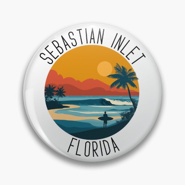 Item preview, Sebastian Inlet - Florida (with Black Lettering) designed and sold by VelvetRoom.