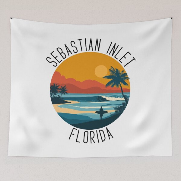Item preview, Sebastian Inlet - Florida (with Black Lettering) designed and sold by VelvetRoom.