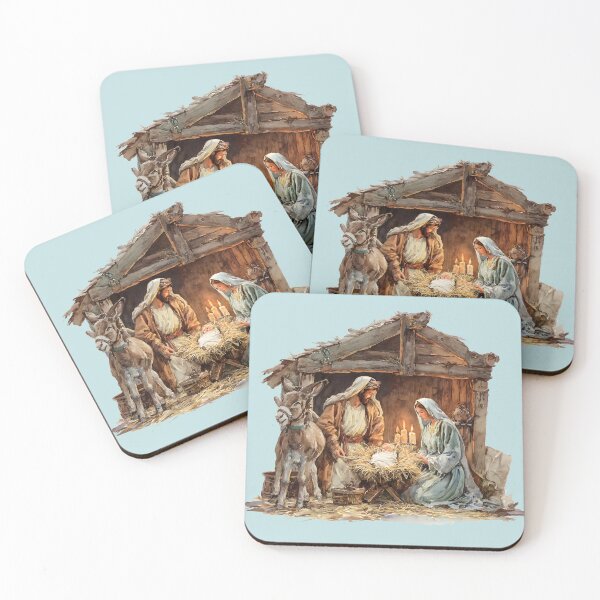 Item preview, Christian Christmas Nativity Jesus in Bethlehem Holy Family designed and sold by tanabe.