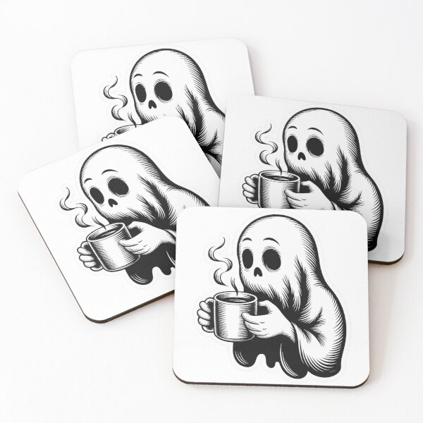Item preview, ghost coffee designed and sold by YounexxART.