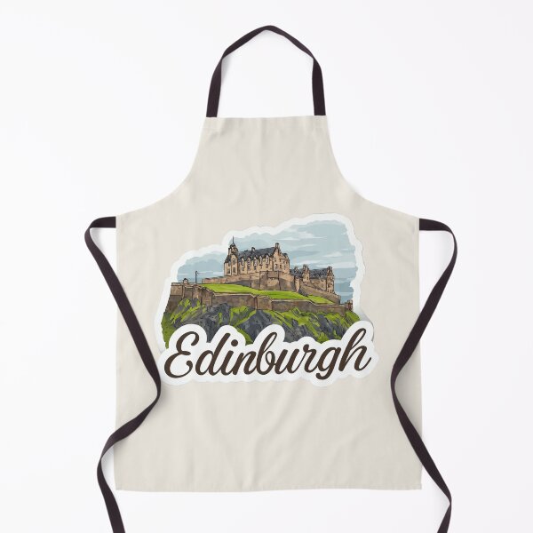 Item preview, Edinburgh Scotland Castle Art Sticker Art designed and sold by Blurbean.