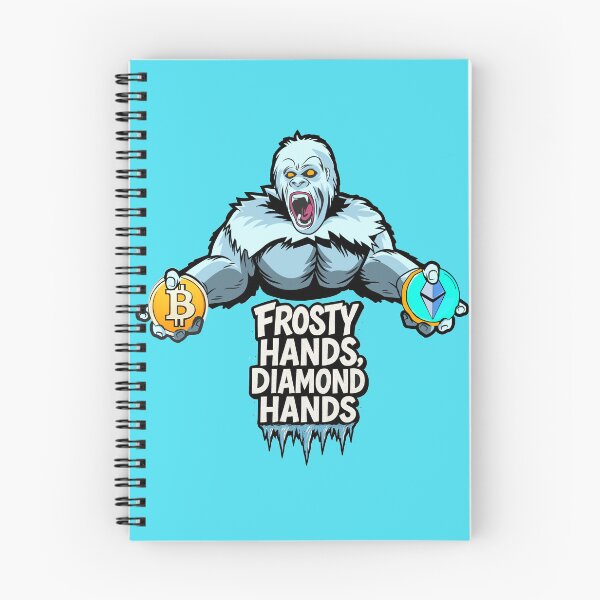 Item preview, Frosty Diamond Hands – Crypto Ice Warrior Design designed and sold by BitCrop.