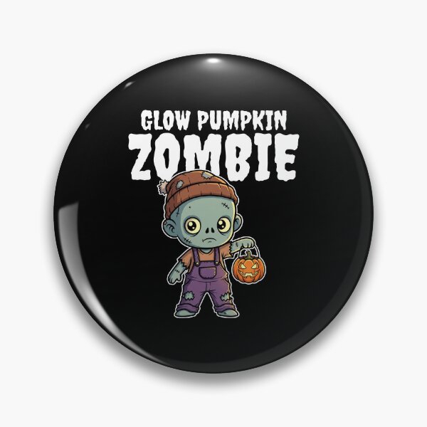 Item preview, GLOW PUMPKIN ZOMBIE - ZOMBIE HALLOWEEN designed and sold by KEF Custom.