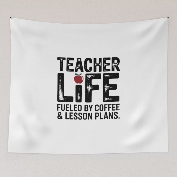Item preview, Teacher Life – Fueled by Coffee & Lesson Plans designed and sold by Enea Kelo.