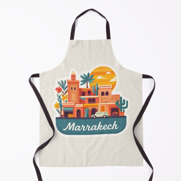 Item preview, Marrakech Morocco Travel Sticker Art designed and sold by Blurbean.