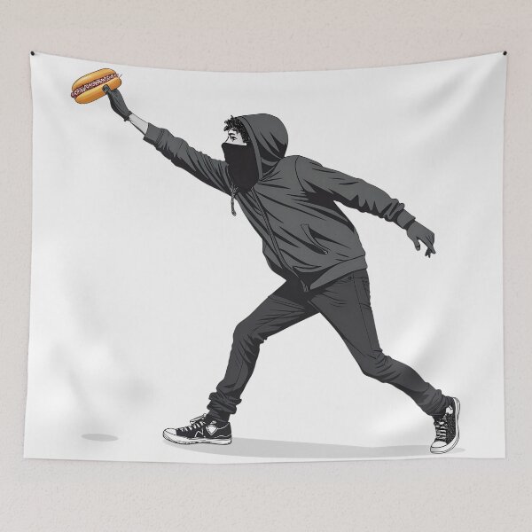 Item preview, sandwich guy Washington DC Protest Art designed and sold by VividOrganica.