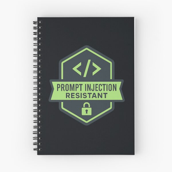 Item preview, Prompt Injection Shield – “Prompt Injection Resistant” Tech Badge designed and sold by Bratak.