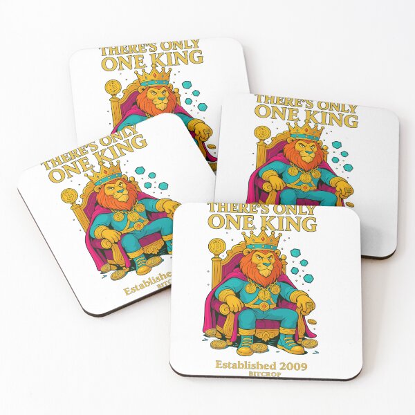Item preview, Bitcoin King – Crypto Lion King Design designed and sold by BitCrop.