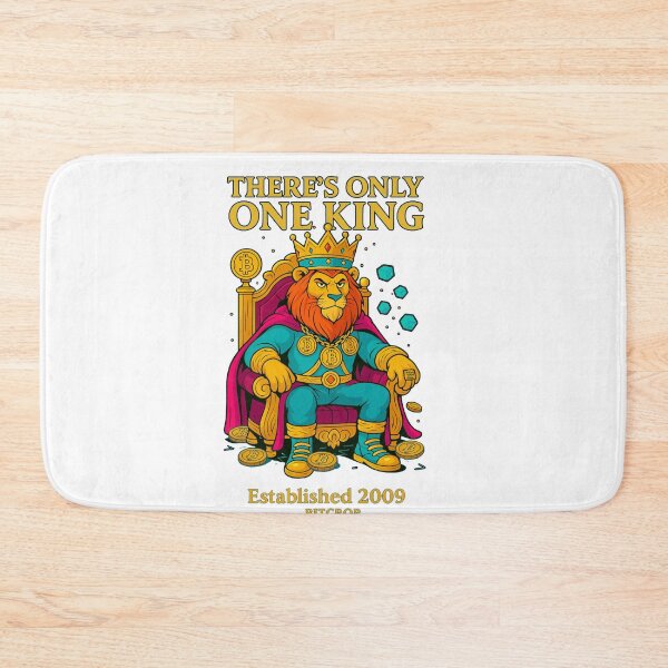 Item preview, Bitcoin King – Crypto Lion King Design designed and sold by BitCrop.