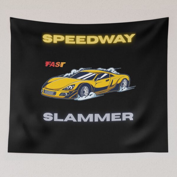 Item preview, Speedway Slammer Indiana Alcatraz Car Racing designed and sold by WonderMix.