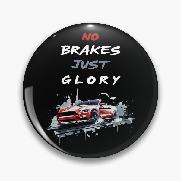 Item preview, Speedway Slammer – No Brakes, Just Glory Car Racing Tee designed and sold by WonderMix.