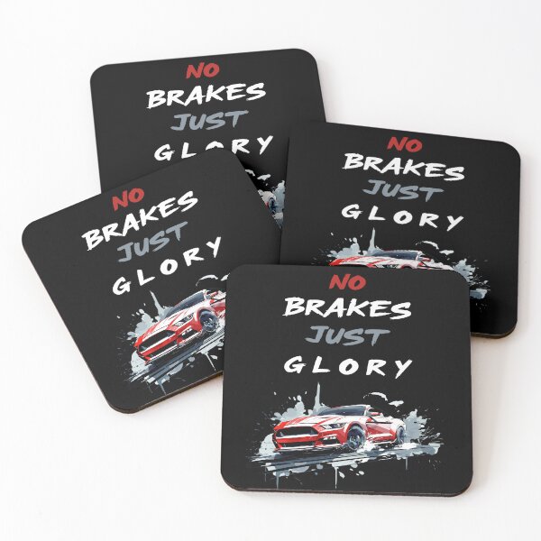 Item preview, Speedway Slammer – No Brakes, Just Glory Car Racing Tee designed and sold by WonderMix.