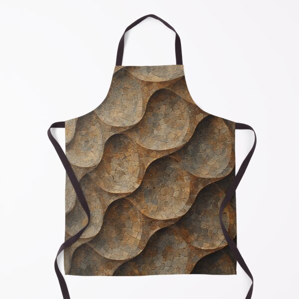 Item preview, Curved Mosaic Tile Pattern: Earthy Geometry designed and sold by Virtuals1.