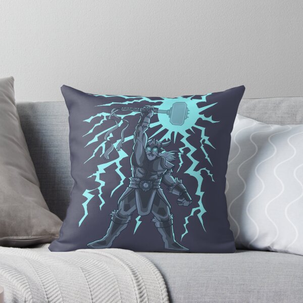 Item preview, A Nordic warrior with a hammer of lightning and lightning designed and sold by fifou96.